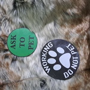 Velcro service dog patches